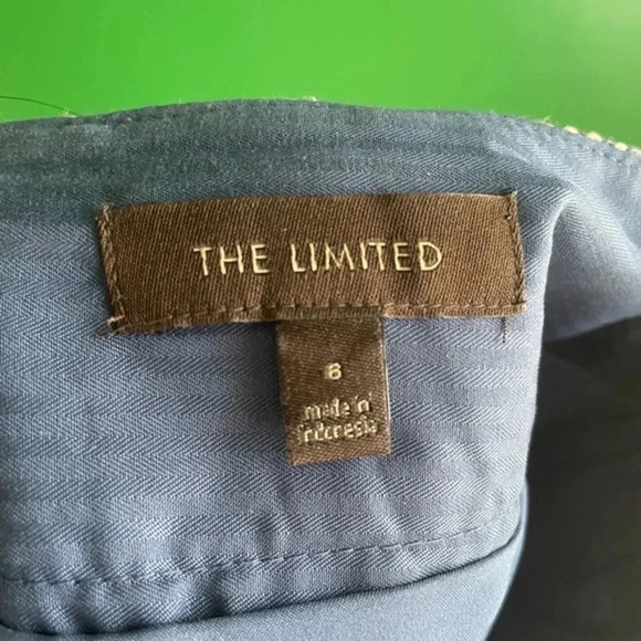 CLEARANCE! The Limited Pencil Skirt Size 6‎ Blue & Silver Threads EUC! - Picture 5 of 5